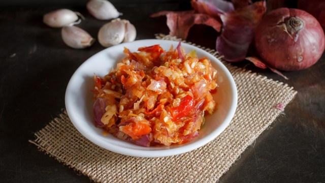 Sambal, ilustrasi makanan pedas.  Foto: Shutterstock