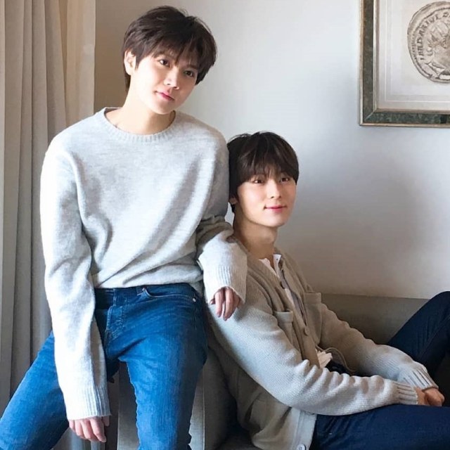 Ren dan Minhyun NU'EST Foto: Instagram/@nuest_official