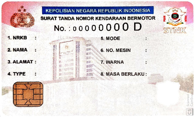 Rencana wujud baru STNK Foto: dok. Korlantas Polri