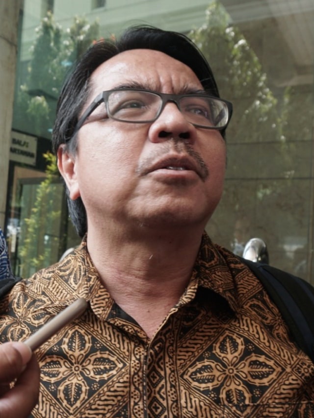 Ade Armando di Bareskrim Polri, Jakarta Pusat. Foto: Iqbal Firdaus/kumparan