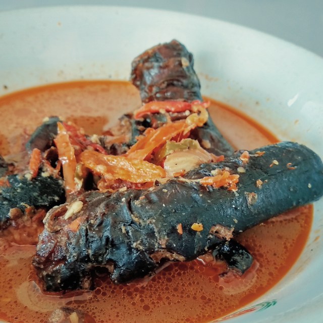 Mangut belut Hj. Nasimah. (Foto: Indah Salimin)