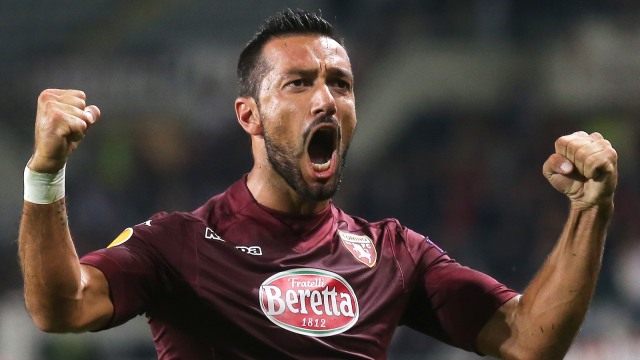 Fabio Quagliarella saat di Torino. Foto: MARCO BERTORELLO / AFP