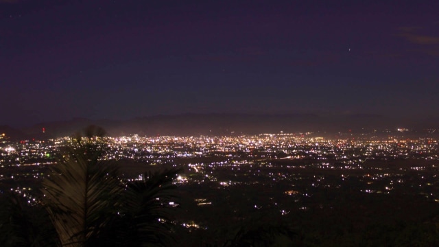Suasana malam di puncak Kabut Pegunungan Gorontalo (KPG). Sabtu, (2/11). Foto : Istimewa 