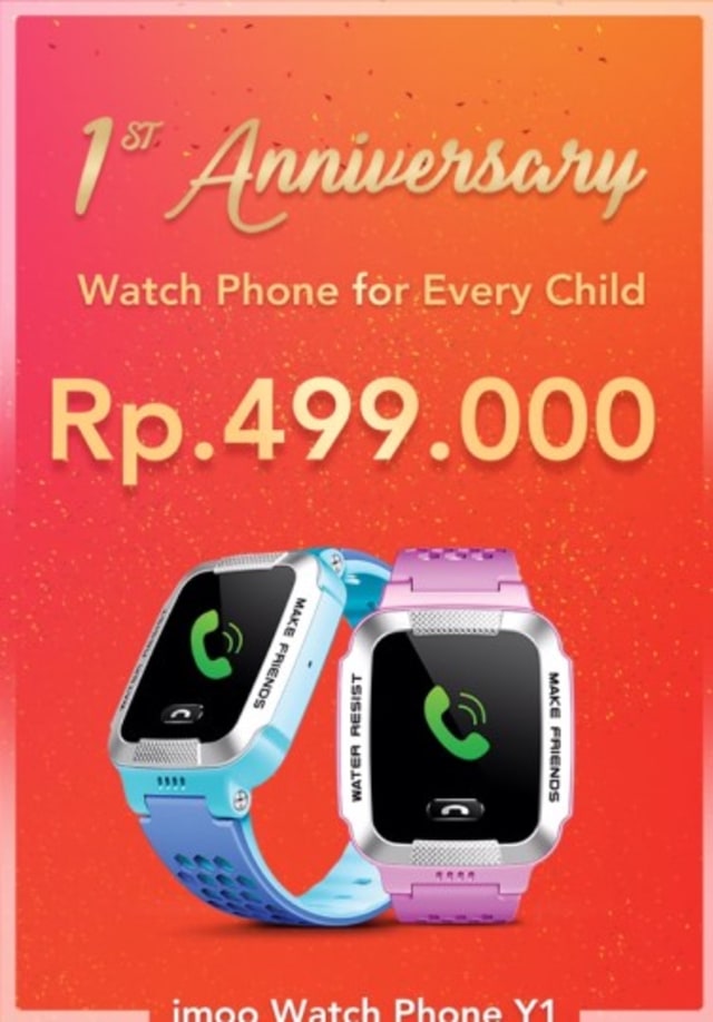 Rayakan Anniversary Pertama, Imoo Watch Phone Pangkas Harga