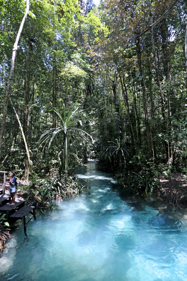 Air di Kalibiru dapat langsung diminum. Foto: Aria Sankhyaadi/kumparan