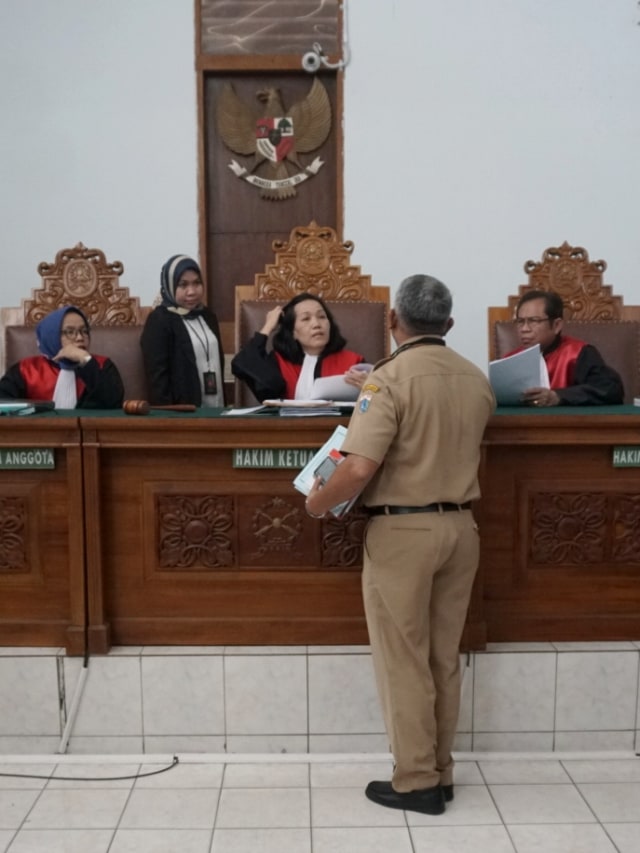 Persidangan kasus Sekolah Kolese Gonzaga ditunda, Senin (4/11/2019). Foto: Iqbal Firdaus/kumparan