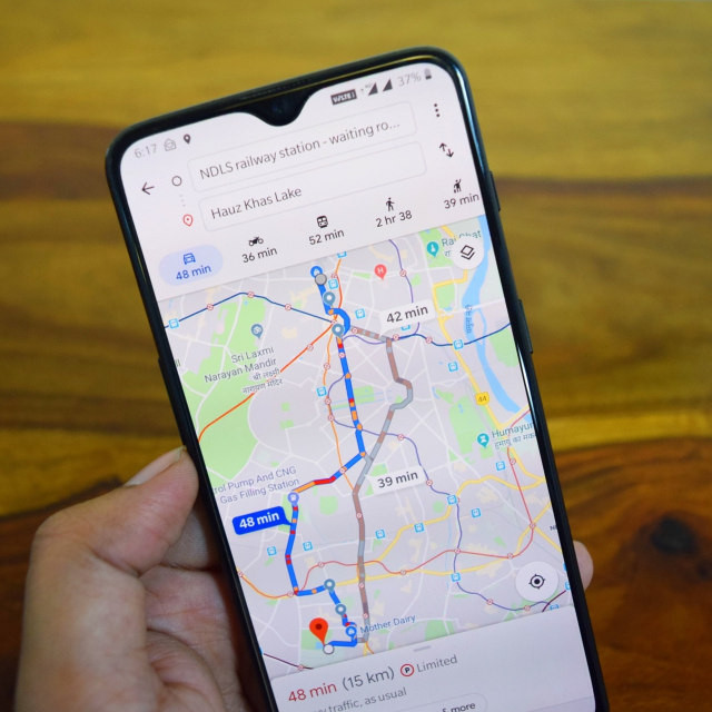 Aplikasi Google Maps. Foto: deepanker70 via Pixabay