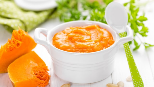 makanan bayi dari labu parang Foto: Shutterstock