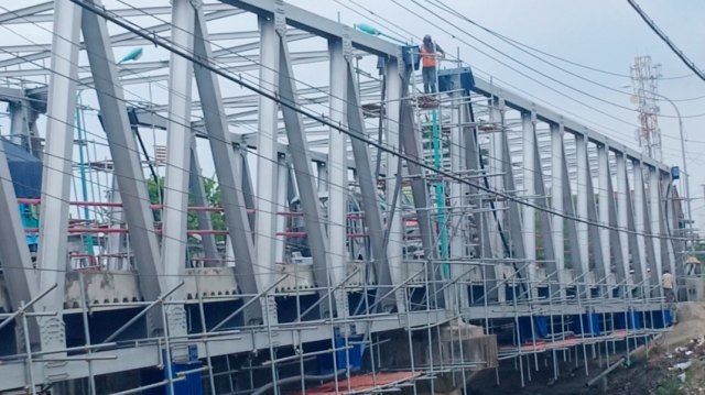 Perkuat Konstruksi, Jembatan Pemali Brebes Ditutup Total