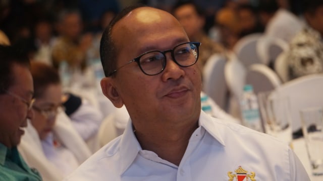Ketua KADIN Rosan P. Roeslani (kedua kiri) di Jakarta, Selasa (5/11). Foto: Fanny Kusumawardhani/kumparan 