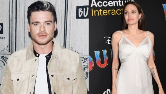 Richard Madden dan Angelina Jolie (Foto: @maddenrichard/Robyn Beck/AFP)