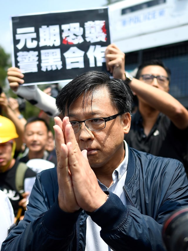 Junius Ho,Politikus pro-Beijing di Hong Kong. Foto: AFP/MANAN VATSYAYANA 