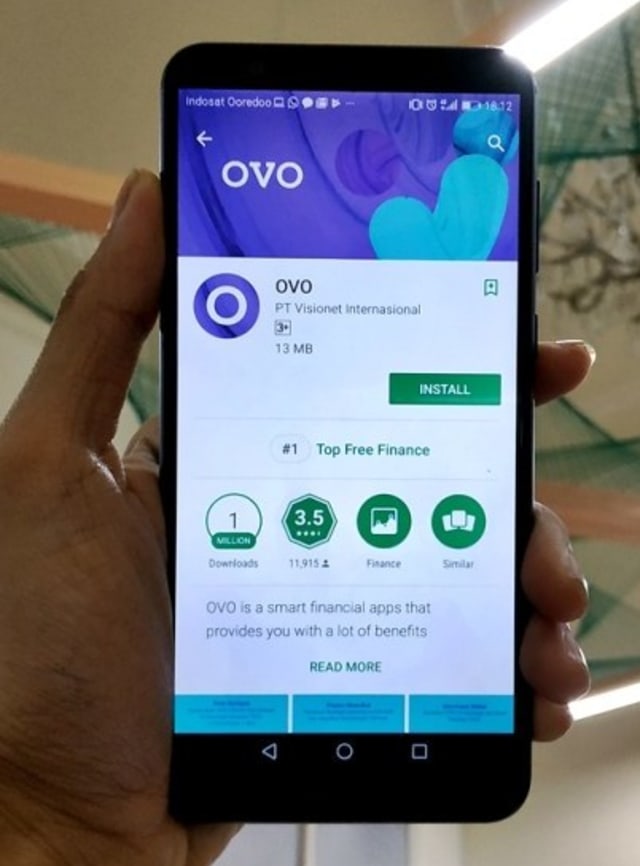 Aplikasi OVO. Foto: Jofie Yordan/kumparan