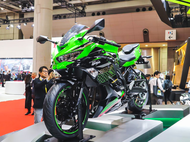 Tampilan depan Ninja 250 4-Silinder (ZX-25R). Foto: Ghulam Muhammad Nayazri/kumparan