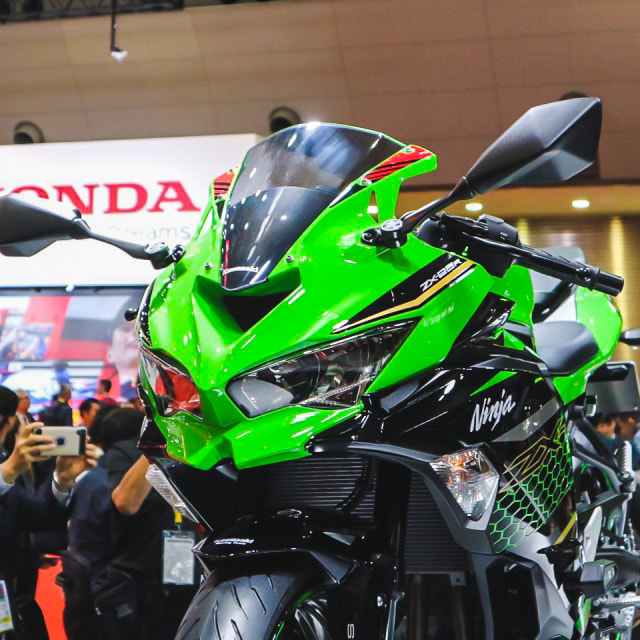 Tampilan depan Ninja 250 4-Silinder (ZX-25R). Foto: Ghulam Muhammad Nayazri/kumparan