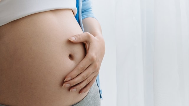 Perut ibu hamil Foto: Shutterstock