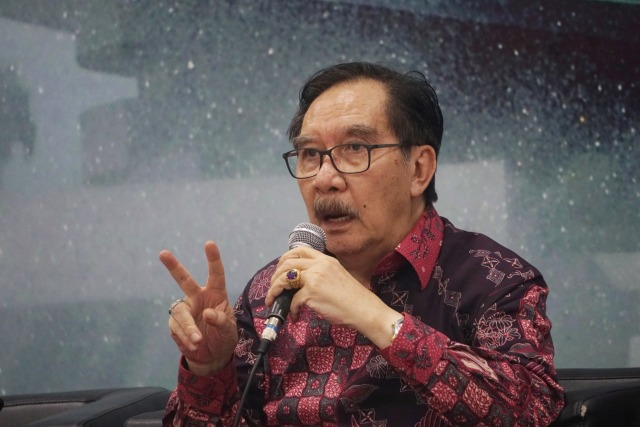 Antasari Azhar saat diskusi Dialektika Demokrasi dengan tema "Mengintip Figur Dewas KPK" di Kompleks Parlemen, Jakarta. Foto: Fanny Kusumawardhani/kumparan 