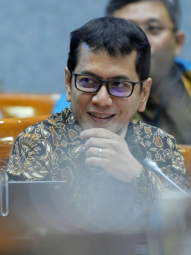 Menteri Pariwisata dan Ekonomi Kreatif Wishnutama Kusbandio saat rapat kerja dengan Komisi X DPR di Kompleks Parlemen, Senayan, Jakarta, Kamis (7/11/2019). Foto: ANTARA FOTO/Nova Wahyudi