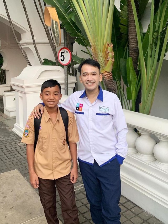 Ruben Onsu dan Betrand Peto. Foto: Instagram/ @ruben_onsu