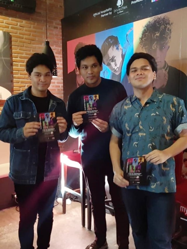 The Overtunes usai konferensi pers konser Why Don't We, Kamis (7/11/2019). Foto: Alexander Vito/kumparan