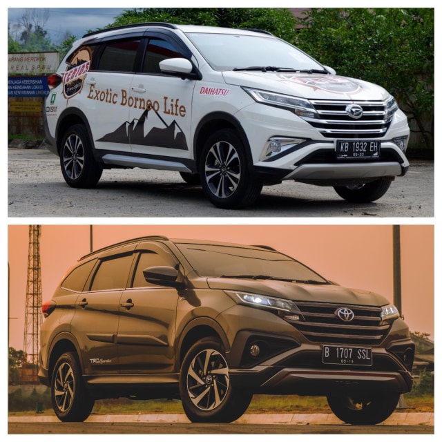 Mobil kembar Daihatsu Terios dan Toyota Rush Foto: dok. istimewa