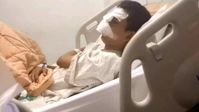 Siswa SMP di Pekanbaru yang diduga dibully hingga masuk RS.  Foto: Dok. Istimewa 