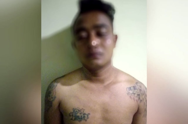 Salah seorang pelaku penganiayaan terhadap anggota Polres Cirebon Kota. (Istimewa)