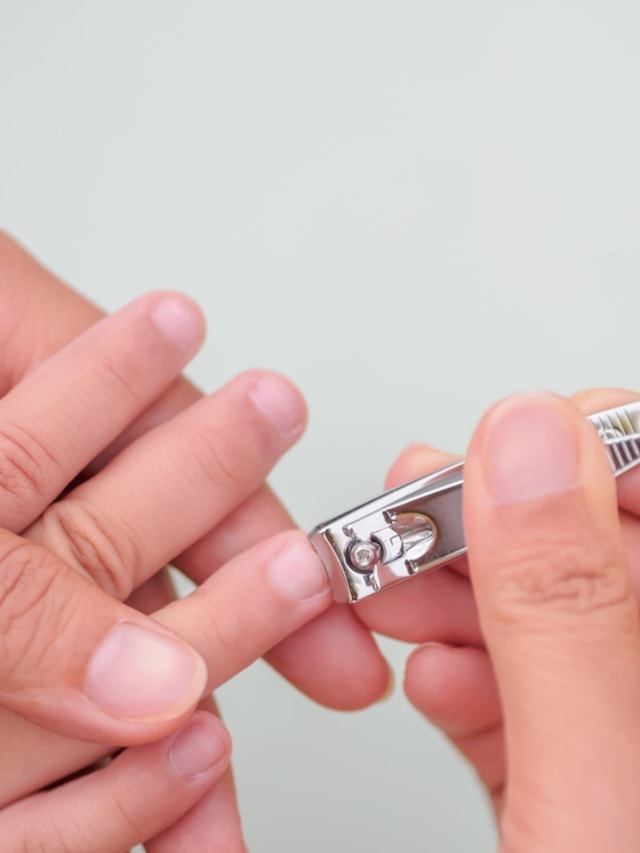 Ilustrasi potong kuku balita.
 Foto: Shutterstock