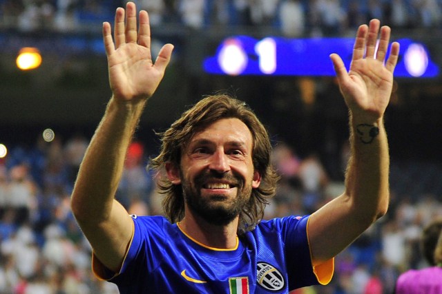 Andrea Pirlo saat berseragam Juventus. Foto: AFP/CURTO DE LA TORRE