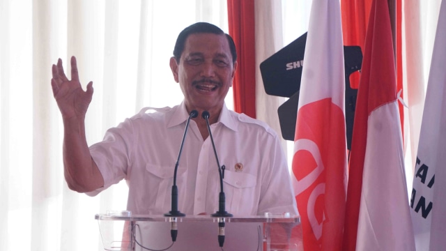 Menko Kemaritiman dan Investasi Luhut Binsar Panjaitan. Foto: Irfan Adi Saputra. 