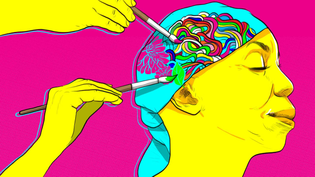 Ilustrasi Tumor Otak oleh Indra Fauzi/kumparan