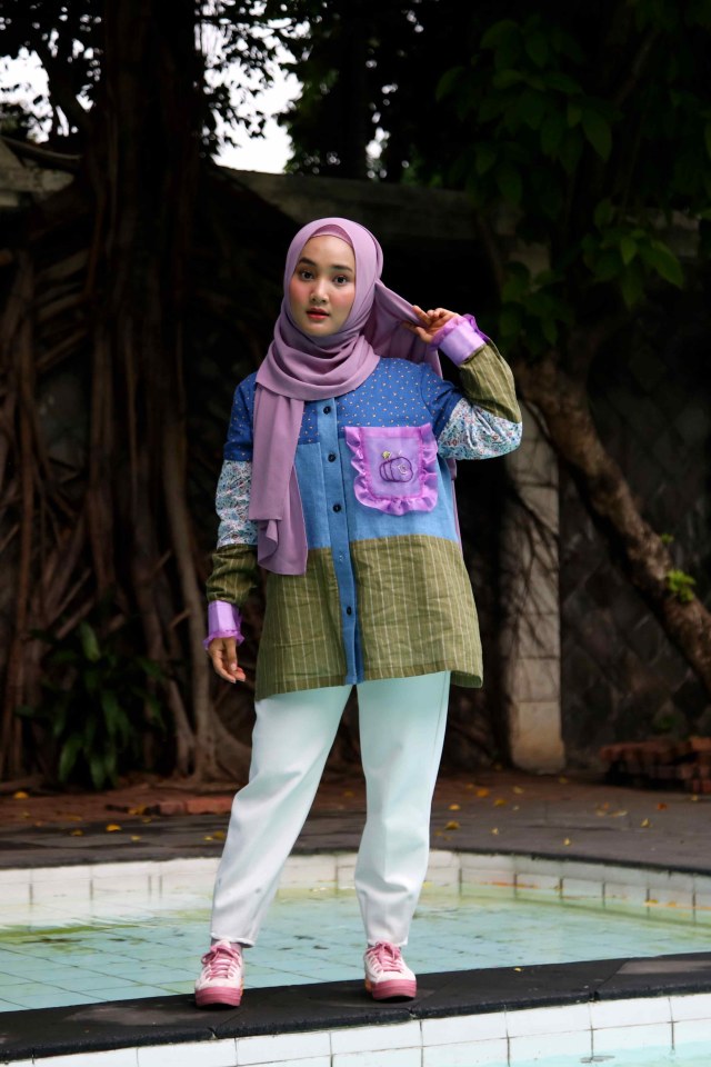 Fatin Shidqia ke kantor kumparan, Jakarta, pada Senin (11/11/2019). Foto: Abil Achmad Akbar/kumparan