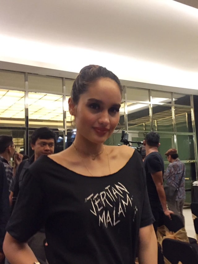 Cinta Laura pemain Film Jeritan Malam. Foto: Giovanni/kumparan