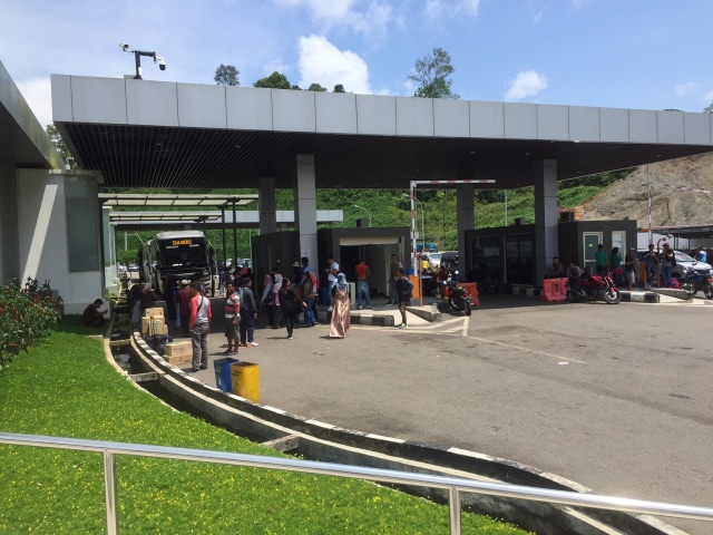 Suasana di PLBN Entikong, Kalimantan Barat. Foto: Andesta Herli Wijaya/kumparan