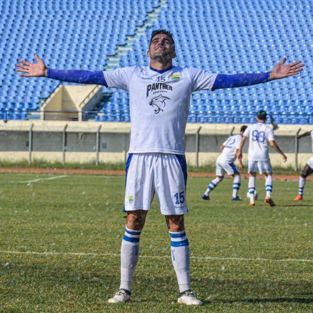Fabiano Rosa Beltrame dalam sebuah sesi latihan bersama Maung Bandung. Foto: Instagram/Fabiano Rosa Beltrame