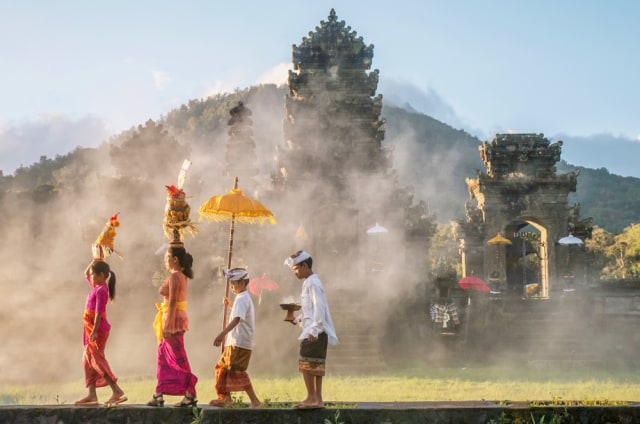 Ilustrasi, Pura di Ubud, Balu Foto: Shutter Stock