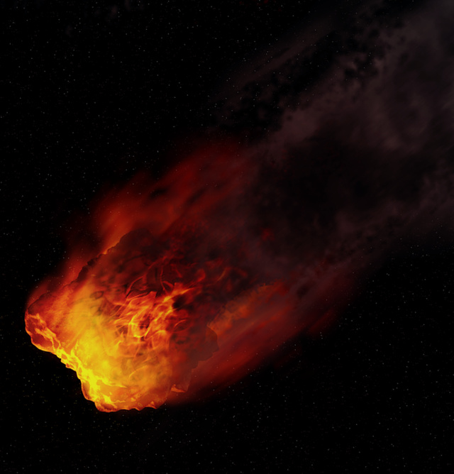 Ilustrasi Meteor. Foto: pixabay/AlexAntropov86