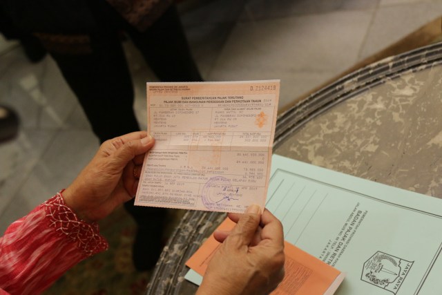 Pembebasan PBB-P2 bagi warga kehormatan. Dok: Diskominfotik Pemprov DKI Jakarta