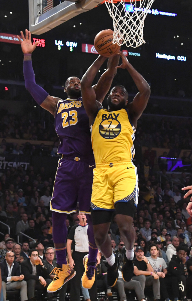 Pertandingan antara Golden State Warriors dan Los Angeles Lakers.  Foto: Kirby Lee-USA TODAY Sports