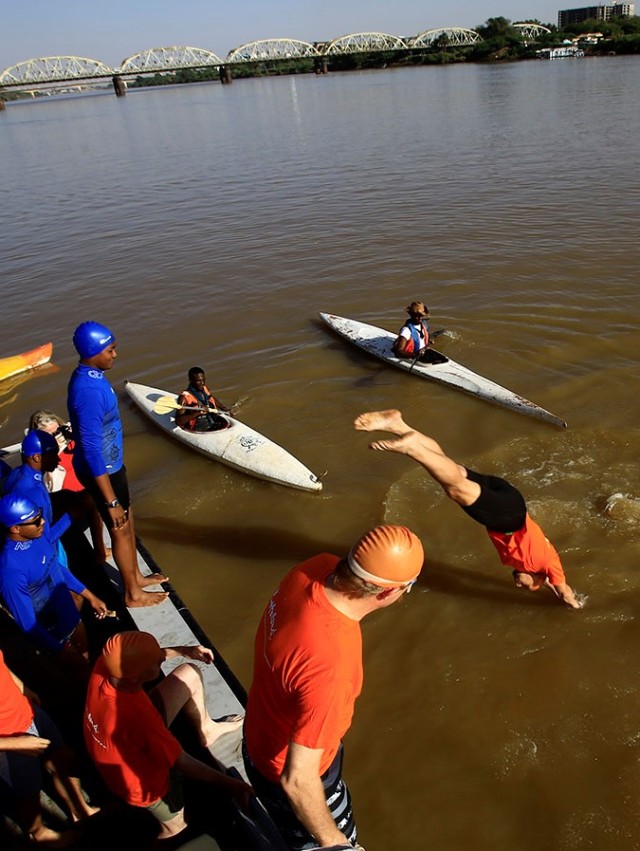Ilustrasi Sungai Nil di Sudan. Foto: AFP/Ashraf Shazly
