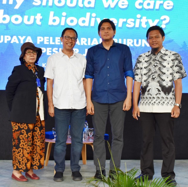 Para narasumber Ancoltalk berfoto bersama (kiri ke kanan: Dewi Malia P, Rika Sudranto, Lucky Hakim, Adi Kristanto) Foto: Dok. Humas Ancol