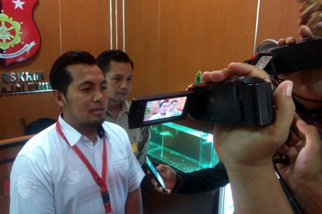 TersangkaKasatreskrim Polres Majalengka AKP Wafdan Muttaqin. (Rd Algifari Suargi)