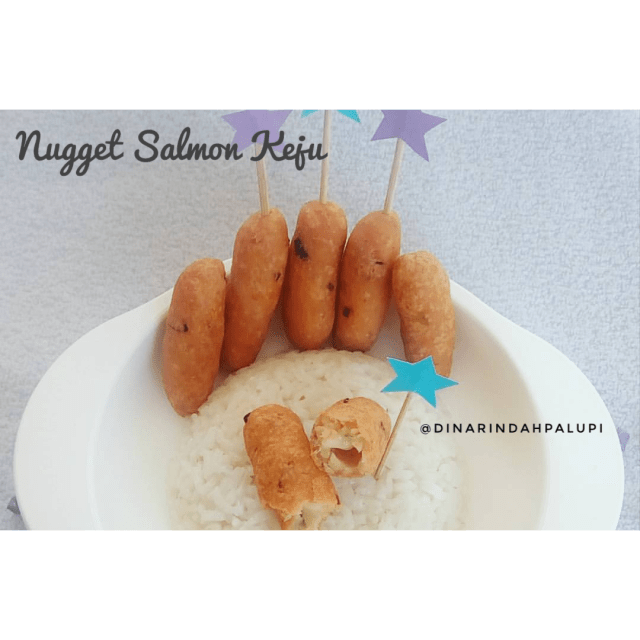 Resep MPASI Nugget Salmon Keju (12M+)