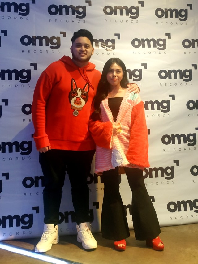 JunkieMunkie dan Kamasean saat perilisan single 'One Thing'.
 Foto: Alexander Vito/kumparan