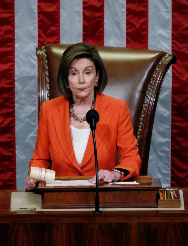 Ketua DPR Amerika Serikat, Nancy Pelosi.  Foto: REUTERS/Tom Brenner