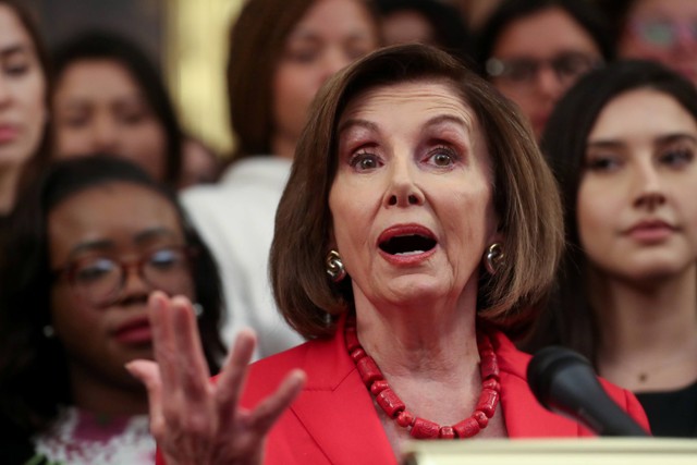 Ketua DPR Amerika Seikat, Nancy Pelosi. Foto: REUTERS/Jonathan Ernst