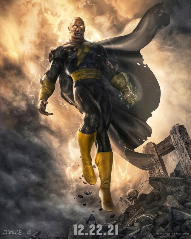 Dwayne Johnson sebagai Black Adam Foto: Instagram/@therock