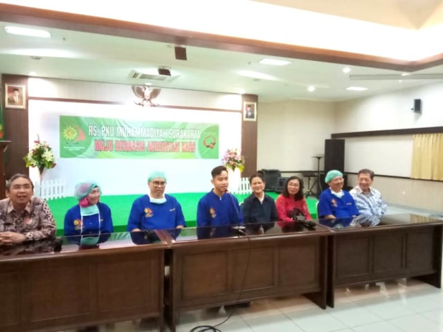 Konfrensi pers kelahiran anak ke-2 Gibran. Foto: kumparan