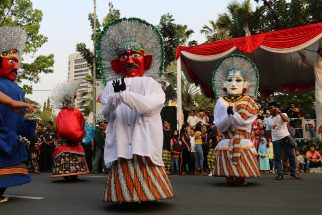 Ondel ondel Jakarnaval Foto: Dok. Pemprov DKI