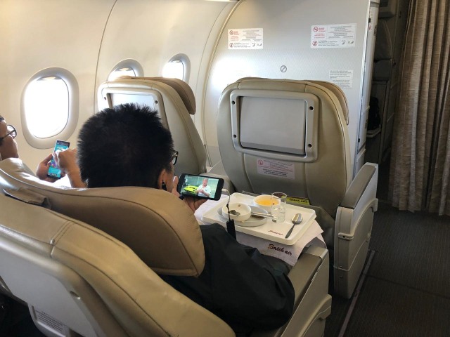 WiFi on Board dalam Batik Air Foto: Dok. Batik Air